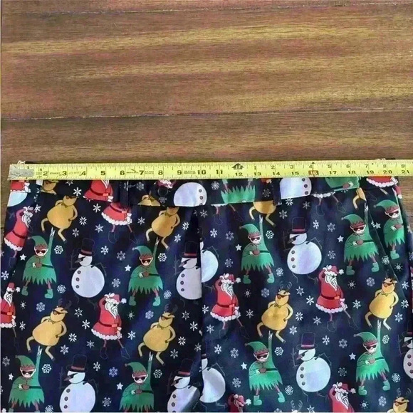 U LOOK UGLY TODAY Christmas Santa Clause & Snowman Pants Men’s Size XL - Picture 8 of 12